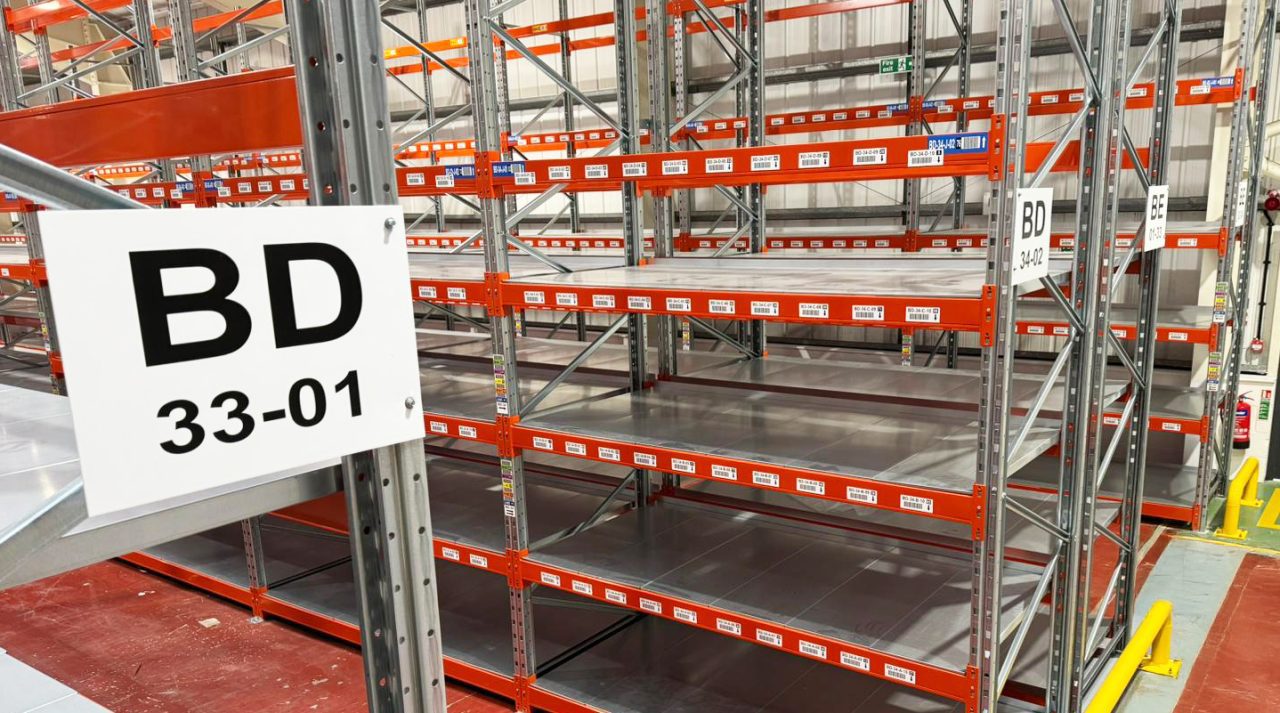 Warehouse Aisle Signs