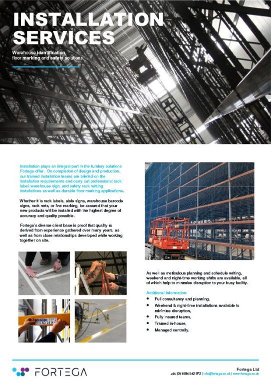 Installation Services Info